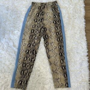 Snakeskin pants